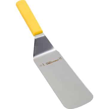 FMP 137-1573 Sani-Safe Cake Turner by Dexter 8" x 3" blade red handle FMP 137-1573 Sani-Safe Cake Turner by Dexter 8" x 3" blade red handle