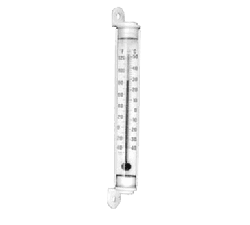 FMP 138-1081 Refrigerator/Freezer Thermometer with Mounting Brackets With top and bottom mounting brackets FMP 138-1081 Refrigerator/Freezer Thermometer with Mounting Brackets With top and bottom mounting brackets