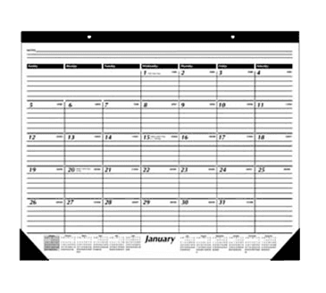 FMP 139-1117 At-A-Glance Monthly Desk Pad/Wall Calendar FMP 139-1117 At-A-Glance Monthly Desk Pad/Wall Calendar
