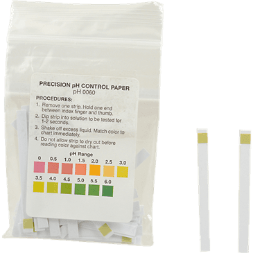 FMP 142-1699 pH Test Strips 0-6 0.5 increments pack of 50 FMP 142-1699 pH Test Strips 0-6 0.5 increments pack of 50