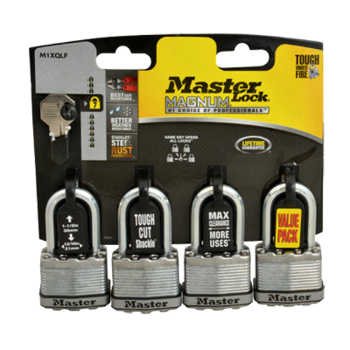FMP 142-1742 Padlock Set Carded set of 4 locks and 2 keys FMP 142-1742 Padlock Set Carded set of 4 locks and 2 keys