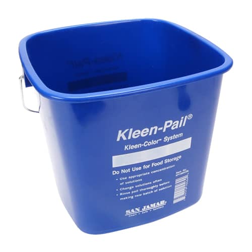 FMP 150-6035 Kleen-Pail Writable Label Area Bucket by San Jamar 6 qt