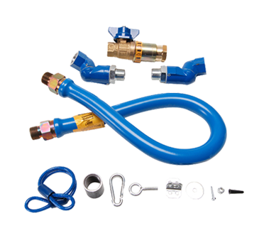 FMP 157-1084 Blue Hose Gas Connector Kit by Dormont 3/4" NPT x 36" L FMP 157-1084 Blue Hose Gas Connector Kit by Dormont 3/4" NPT x 36" L