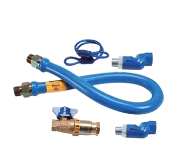 FMP 157-1131 Blue Hose Gas Connector Kit by Dormont 1" NPT x 48" L FMP 157-1131 Blue Hose Gas Connector Kit by Dormont 1" NPT x 48" L