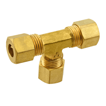 FMP 158-1043 Brass Tee 1/4" OD tubing FMP 158-1043 Brass Tee 1/4" OD tubing