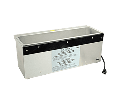 FMP 173-1147 Countertop Warmer by Wells Fits 2 fourth-size or 3 sixth-size pans up to 6" deep FMP 173-1147 Countertop Warmer by Wells Fits 2 fourth-size or 3 sixth-size pans up to 6" deep