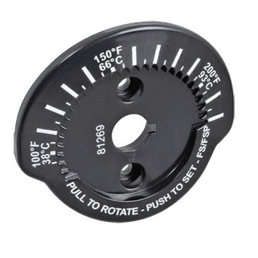 FMP 217-1292 Thermostat Indicator Plate 100* to 200*F temperature range FMP 217-1292 Thermostat Indicator Plate 100* to 200*F temperature range