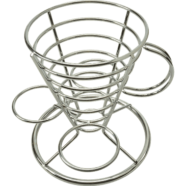 FMP 226-1141 Appetizer Basket Include 3 dipping sauce holders and handle FMP 226-1141 Appetizer Basket Include 3 dipping sauce holders and handle