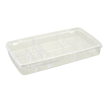 FMP 280-1054 Plastic Storage Box 12-compartment FMP 280-1054 Plastic Storage Box 12-compartment