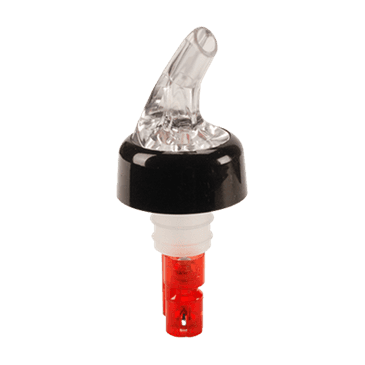 FMP 280-1297 Liquor Pourer Individual Clear plastic spout with black plastic collar 1 oz pre-measured FMP 280-1297 Liquor Pourer Individual Clear plastic spout with black plastic collar 1 oz pre-measured