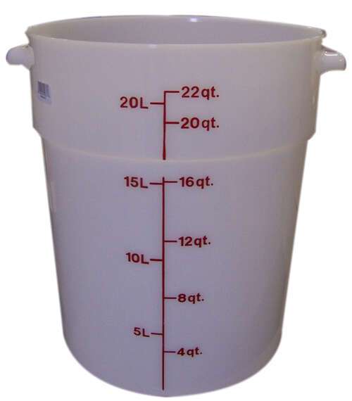 FMP 840-5043 CONTAINER (ROUND 22 QT)