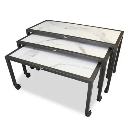 Forbes Industries Forbes Industries 7405HD Claremont Three Nesting Tables (Executive-Heavy