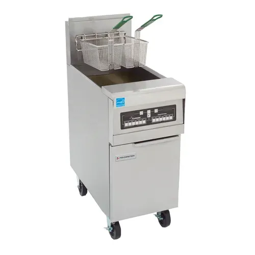 Frymaster PH155 15 - 50 lb. Gas Floor Model Full Pot Fryer with CM3.5 Controls - 80,000 BTU