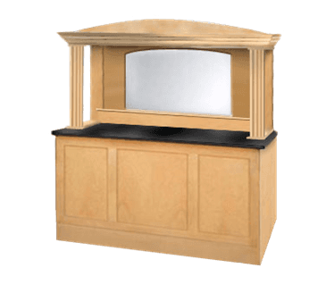 FWE / Food Warming Equipment Co., Inc. / Food Warming Equipment Co., Inc. ES-PSC-6-BW Executive Series Portable Back Bar FWE / Food Warming Equipment Co., Inc. / Food Warming Equipment Co., Inc. ES-PSC-6-BW Executive Series Portable Back Bar