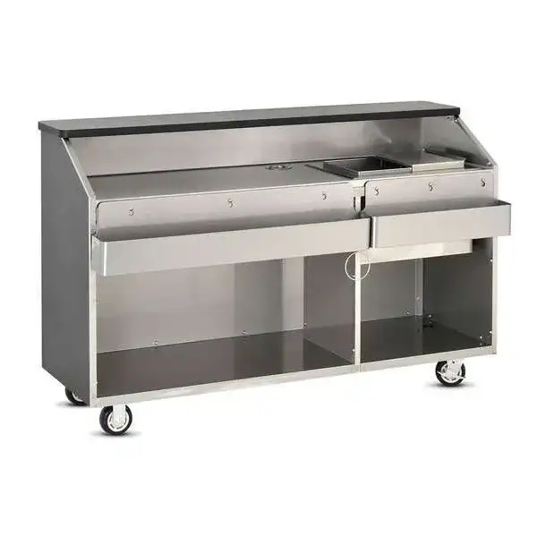 FWE / Food Warming Equipment Co., Inc. BBC-6 60 lb. Ice Bin Removable Speed Rack Portable Bar