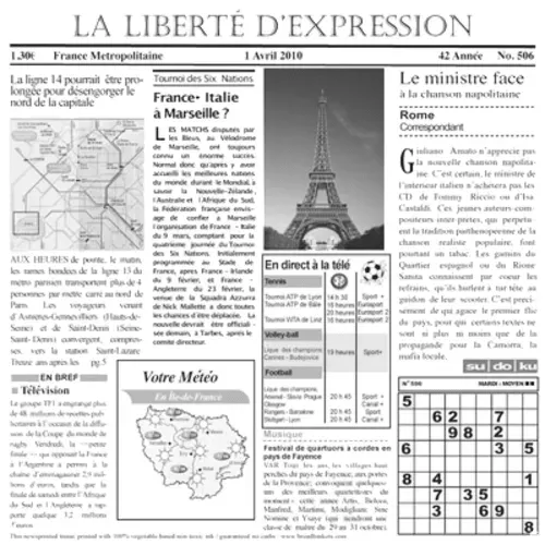 G.E.T. Enterprises G.E.T. Enterprises 4-TF1600 Food-Safe French Newsprint Liner