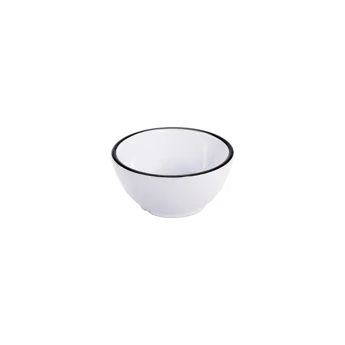G.E.T. Enterprises G.E.T. Enterprises B-140-W/BK Settlement Bistro™ Enamelware Bowl