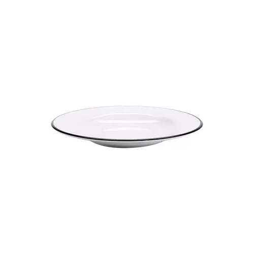 G.E.T. Enterprises G.E.T. Enterprises B-220-W/BK Settlement Bistro™ Enamelware Bowl