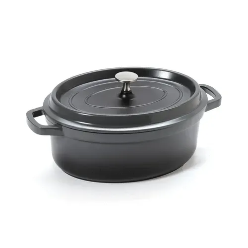 G.E.T. Enterprises G.E.T. Enterprises CA-009-GR/BK Heiss™ Induction Dutch Oven