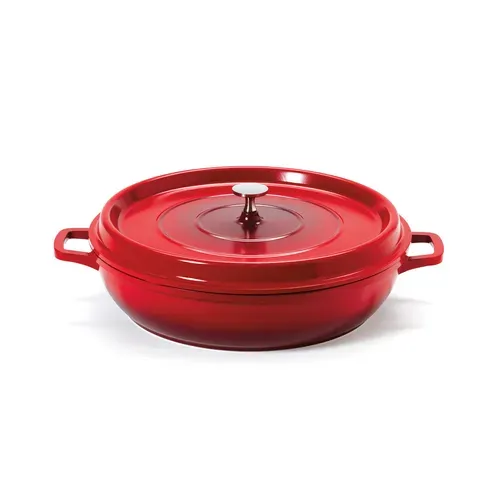 G.E.T. Enterprises G.E.T. Enterprises CA-015-R/BK/CC Heiss™ Braiser Pan  7.5 qt. (8 qt. rim full)
