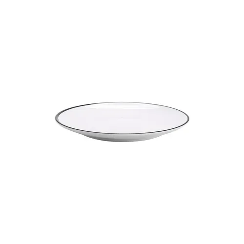 G.E.T. Enterprises G.E.T. Enterprises CS-1100-W/BK Settlement Bistro™ Enamelware Dinner Plate