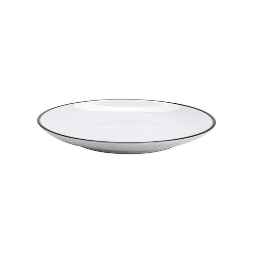 G.E.T. Enterprises G.E.T. Enterprises CS-900-W/BK Settlement Bistro™ Enamelware Dinner Plate
