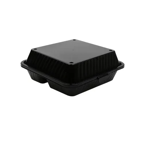 G.E.T. Enterprises G.E.T. Enterprises EC-09-1-BK G.E.T Food Container  9"L x 9"W x 3-3/4"H