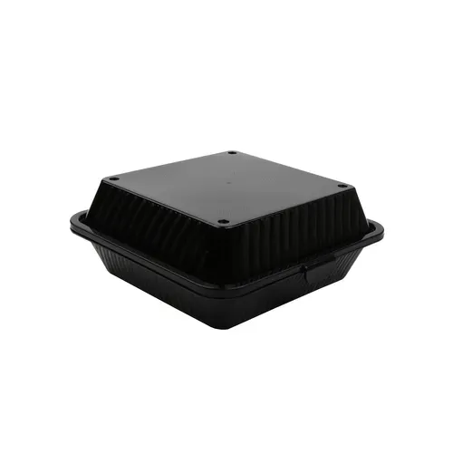 G.E.T. Enterprises G.E.T. Enterprises EC-10-1-BK G.E.T Food Container  9"L x 9"W x 3-1/2"H