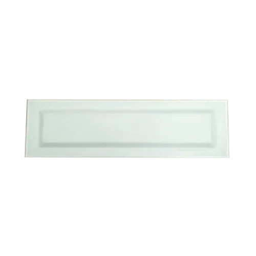 G.E.T. Enterprises G.E.T. Enterprises ML-226-W White Melamine Rectangular Market Display Tray - 21-1/2" x 8-1/4" x 3/4"H