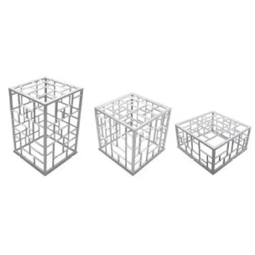 G.E.T. Enterprises G.E.T. Enterprises MONPDCSETWW Bugambilia® Mondrian Riser Set  3 piece