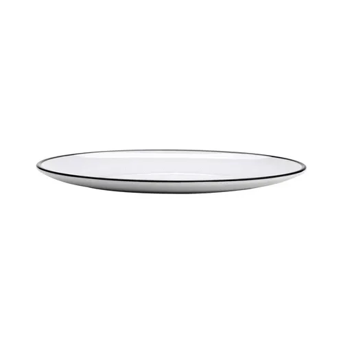 G.E.T. Enterprises G.E.T. Enterprises OP-1291-W/BK Settlement Bistro™ Enamelware Melamine Dinner