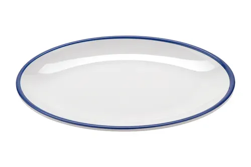 G.E.T. Enterprises G.E.T. Enterprises OP-960-W/CB Settlement Bistro™ Enamelware Dinner Plate