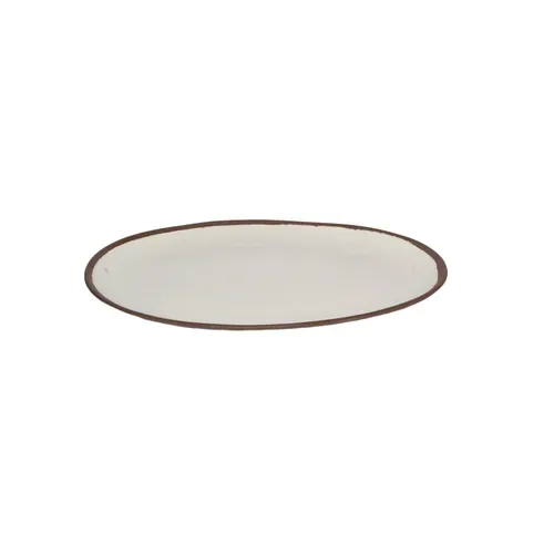 G.E.T. Enterprises G.E.T. Enterprises P-151-CRM Pottery Market™ Platter  15"L x 11"W