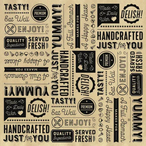 G.E.T. Enterprises G.E.T. Enterprises P-GT-1212-BR Food-Safe Sandwich/Deli Wrap Paper