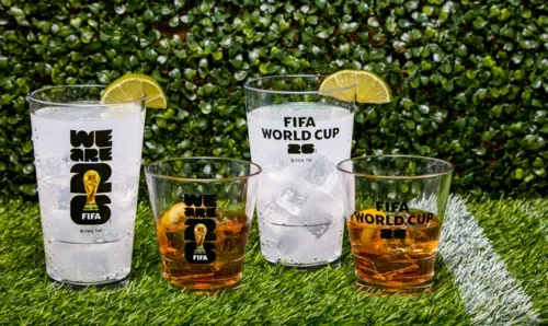 G.E.T. Enterprises G.E.T. Enterprises S-9-FIFA26-LOGOBW FIFA Stackable Glass