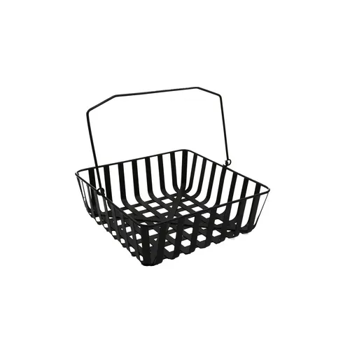 G.E.T. Enterprises G.E.T. Enterprises WB-560-BK Harvest Basket  12" x 12" x 4-1/4"H