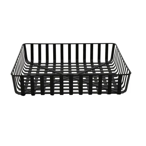 G.E.T. Enterprises G.E.T. Enterprises WB-564-BK Harvest Basket  18" x 18" x 3-3/4"H