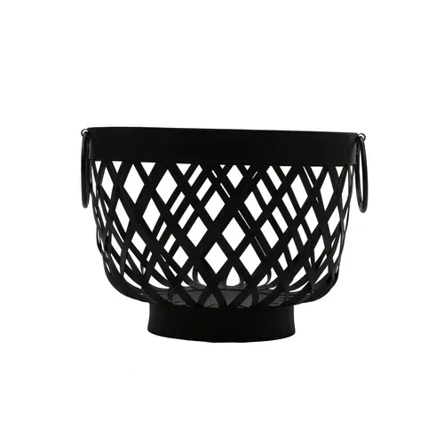 G.E.T. Enterprises G.E.T. Enterprises WB-569-BK Harvest  Basket  9-1/2" dia. x 7-1/4"H