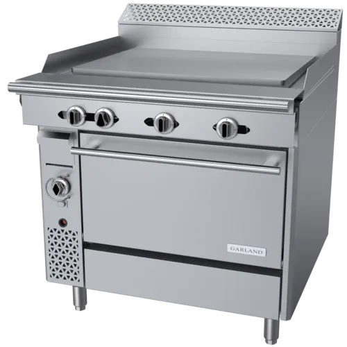 Garland US Range Garland US Range
C36-19C
Commercial Range,
36" W
with 

and 
-
