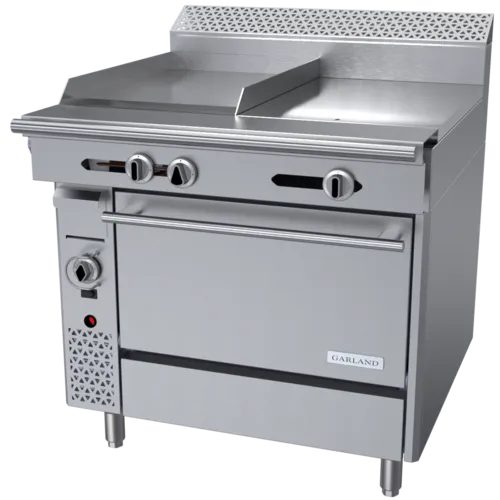 Garland US Range Garland US Range
C36-5C
Commercial Range,
36" W
with 

and 
-