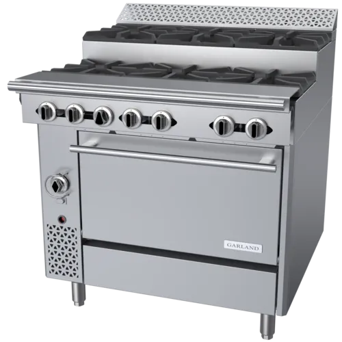 Garland US Range Garland US Range
C36-6SUC
Commercial Range,
36" W
with 

and 
-