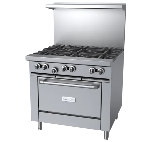 Garland US Range Garland US Range
G36-6R-SIGNATURE
Restaurant Gas Range,
with 

and 
-