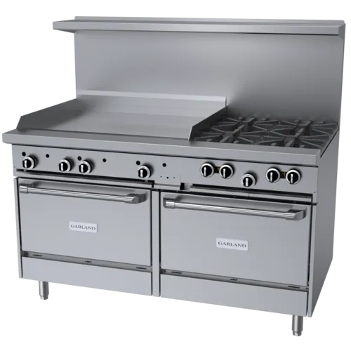Garland US Range Garland US Range
G60-4G36CR
Restaurant Gas Range, 60" W
with 

and 
-