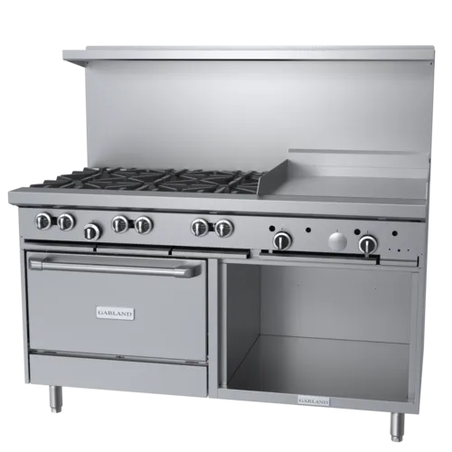 Garland US Range Garland US Range
G60-6G24CS
Restaurant Gas Range, 60" W
with 

and 
-