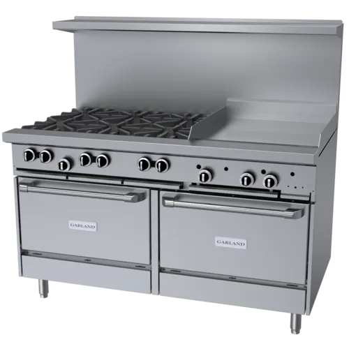 Garland US Range Garland US Range
G60-6G24RR-SIGNATURE
Restaurant Gas Range, 60" W
with 

and 
-