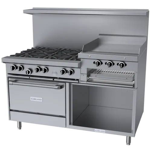 Garland US Range Garland US Range
G60-6R24CS
Restaurant Gas Range, 60" W
with 

and 
-