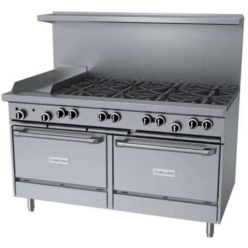 Garland US Range Garland US Range
G60-8G12CC
Restaurant Gas Range, 60" W
with 

and 
-