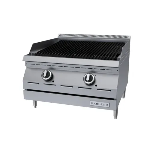 Garland US Range Garland US Range Garland/US Range GD-24RB 24" Gas Countertop Standard Duty Radiant Charbroiler with Manual Control - 60,000 BTU