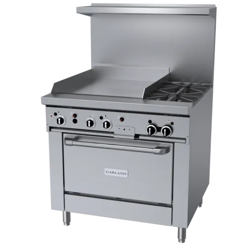 Garland US Range Garland US Range
GFE36-2G24C
Restaurant Gas Range,
with 

and 
-