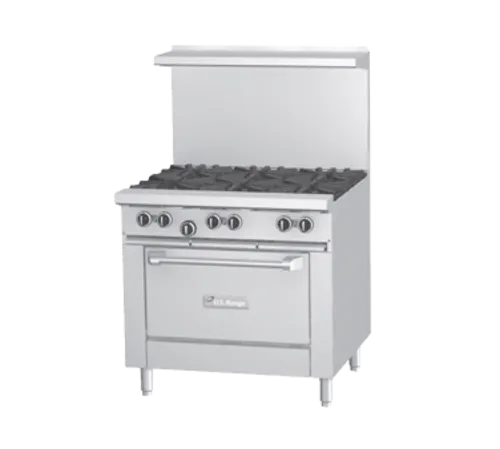 Garland US Range Garland US Range
U36-6C
Restaurant Gas Range,
with
and
-